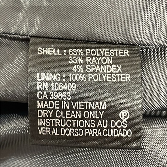 Tahari Arthur Levine Julie Pencil Skirt Side Hem Pleats 6P - Picture 11 of 13